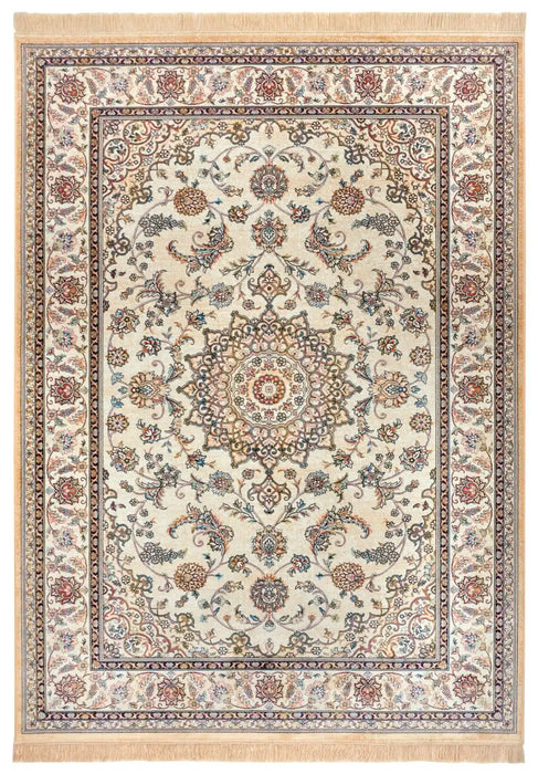 Freundin Home eva 105782 creme Ivory, Cream Living Room  Rug.