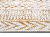 NorthRugs twin supreme 105787 ochre Yellow, Ivory Living Room Striped Rug.