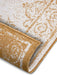 NorthRugs twin supreme 105788 ochre Yellow, Ivory Living Room Striped Rug.