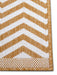 NorthRugs twin supreme 105795 ochre Yellow, Ivory Living Room Striped Rug.