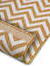 NorthRugs twin supreme 105795 ochre Yellow, Ivory Living Room Striped Rug.