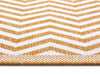 NorthRugs twin supreme 105795 ochre Yellow, Ivory Living Room Striped Rug.