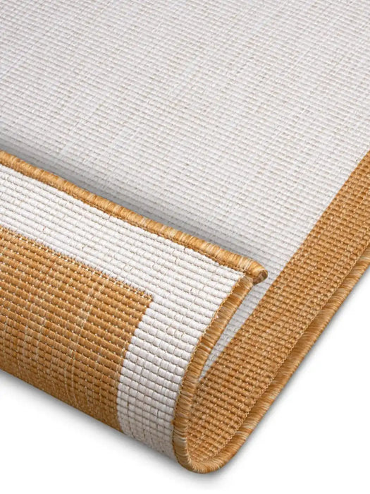 NorthRugs twin 105796 ochre Yellow, Ivory Living Room  Rug.