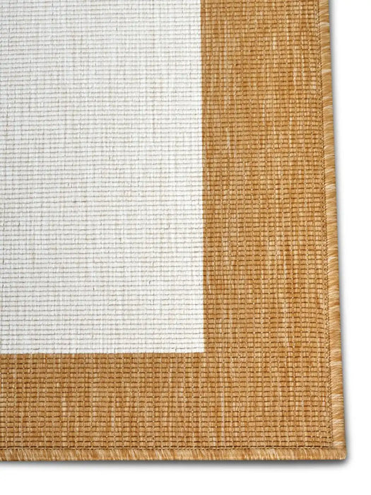NorthRugs twin 105796 ochre Yellow, Ivory Living Room  Rug.