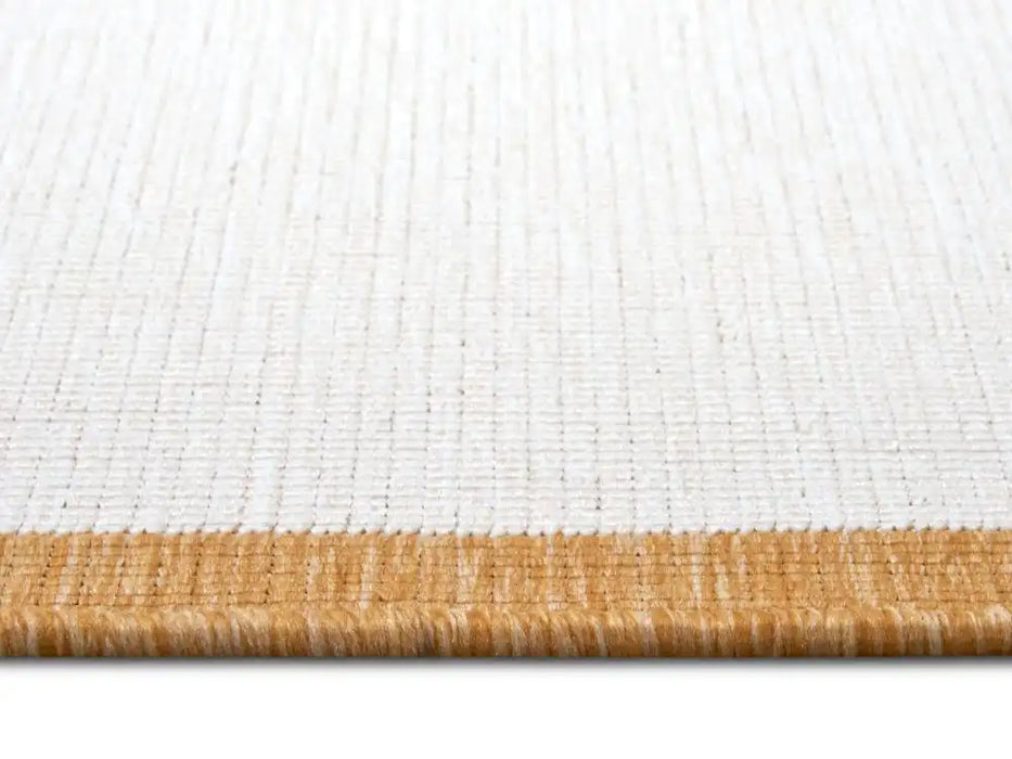 NorthRugs twin 105796 ochre Yellow, Ivory Living Room  Rug.