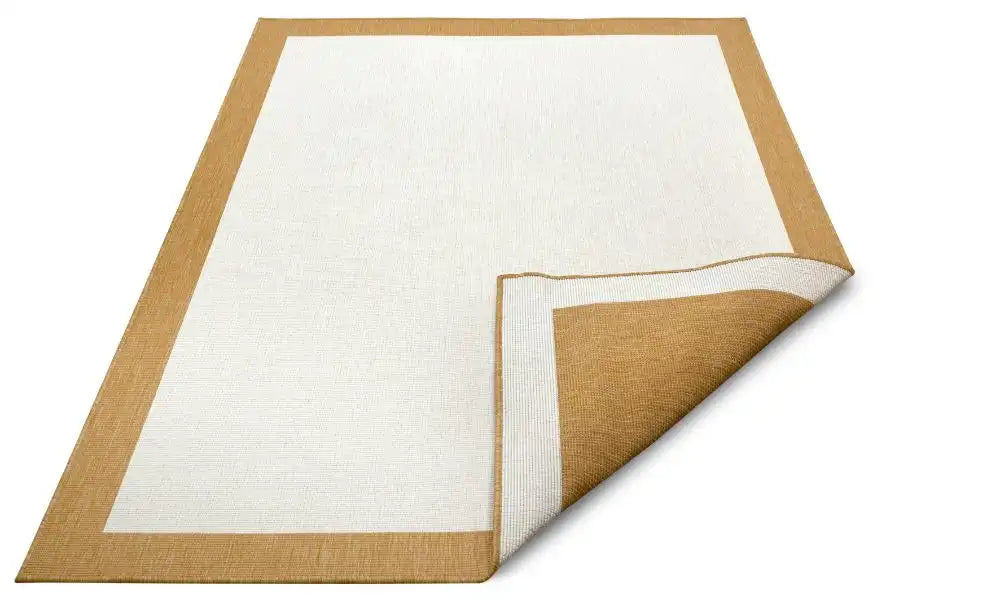 NorthRugs twin 105796 ochre Yellow, Ivory Living Room  Rug.