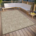 Hanse Home pangli indoor outdoor 105850 linen  Living Room Geometric Rug.