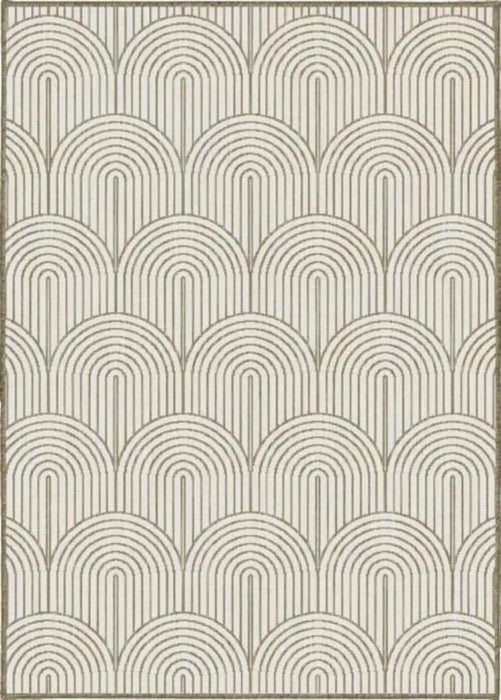 Hanse Home pangli indoor outdoor 105850 linen  Living Room Geometric Rug.