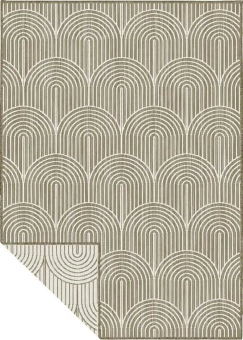 Hanse Home pangli indoor outdoor 105850 linen  Living Room Geometric Rug.