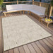 Hanse Home pangli indoor outdoor 105850 linen  Living Room Geometric Rug.