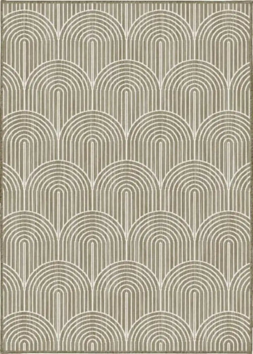 Hanse Home pangli indoor outdoor 105850 linen  Living Room Geometric Rug.