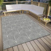 Hanse Home pangli indoor outdoor 105851 silver Grey Living Room Geometric Rug.