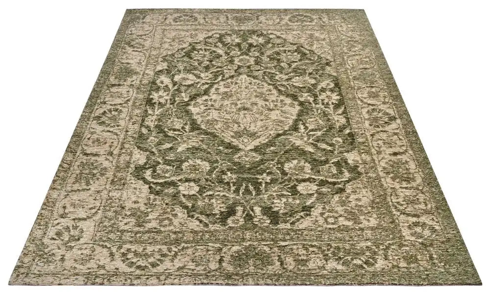 Hanse Home catania 105889 green Green Living Room  Rug.