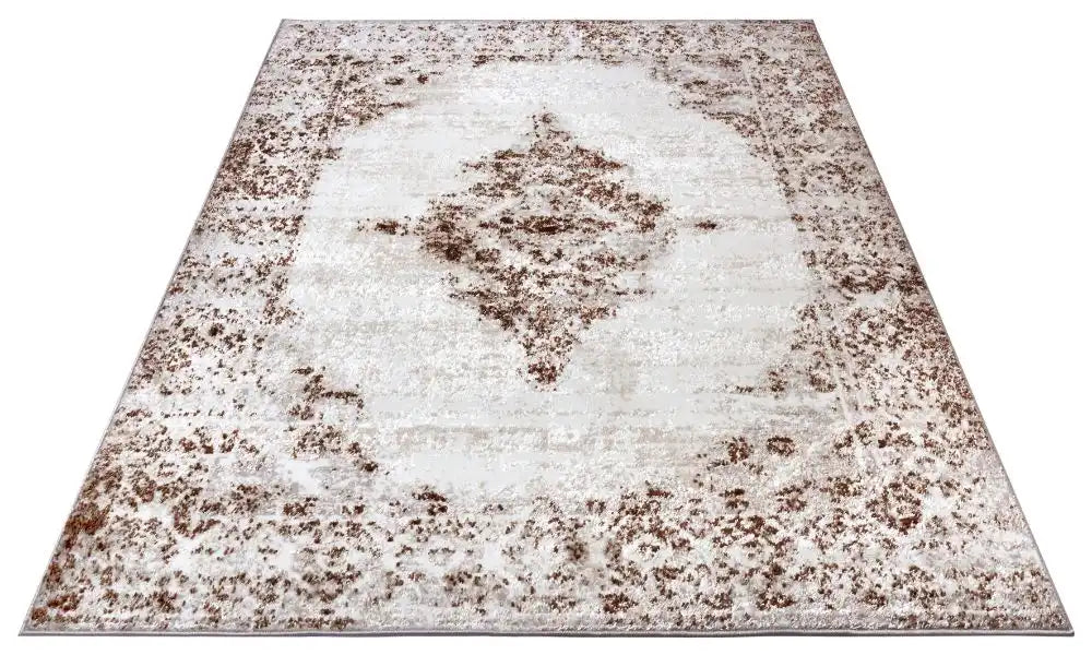Hanse Home shine 105917 cream brown Brown, Cream Living Room  Rug.