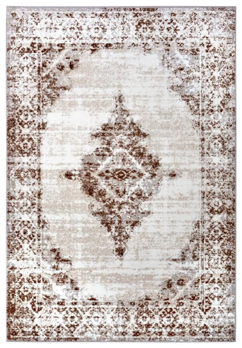 Hanse Home shine 105917 cream brown Brown, Cream Living Room  Rug.