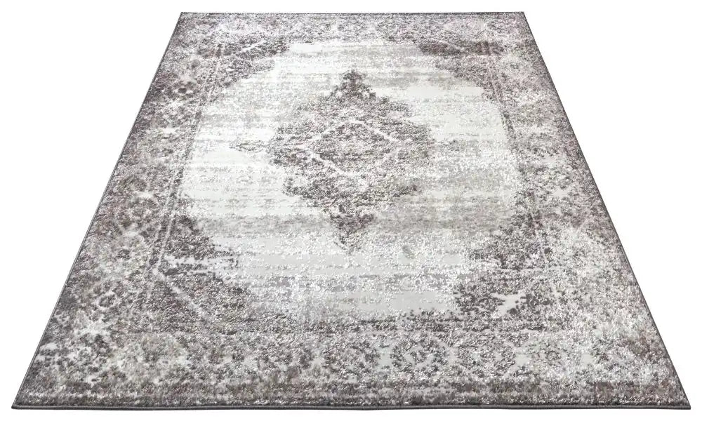 Hanse Home shine 105918 cream black Black, Cream Living Room  Rug.