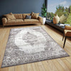 Hanse Home shine 105918 cream black Black, Cream Living Room  Rug.