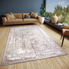 Hanse Home shine 105919 white cream silver Cream Living Room  Rug.