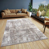 Hanse Home shine 105924 grey brown Brown, Grey Living Room  Rug.