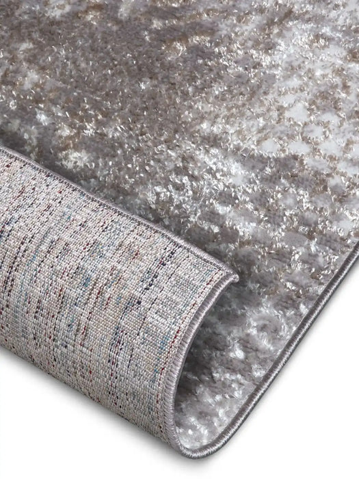 Hanse Home shine 105924 grey brown Brown, Grey Living Room  Rug.
