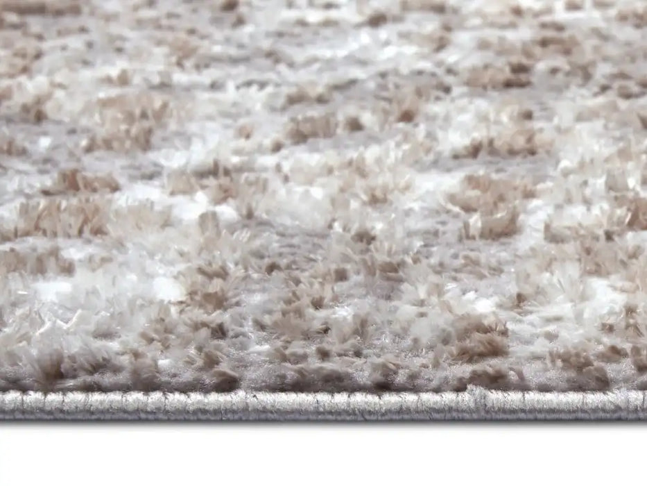 Hanse Home shine 105924 grey brown Brown, Grey Living Room  Rug.
