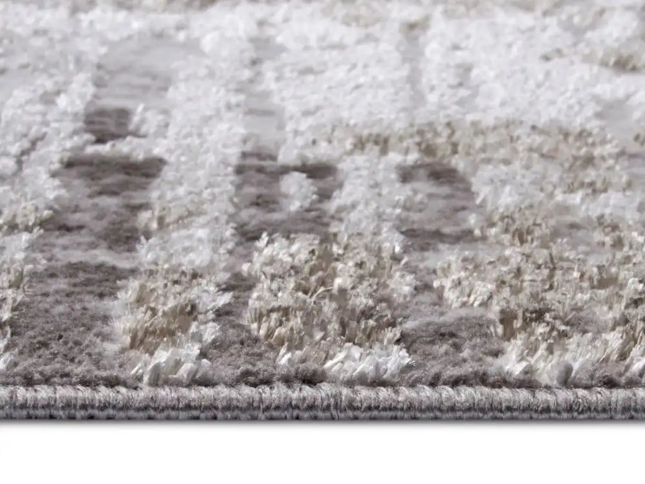 Hanse Home shine 105925 cream grey Grey, Cream Living Room  Rug.
