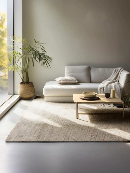Hanse Home handloom 1 105962 grey brown Brown, Grey Living Room Natural Fibre Rug.
