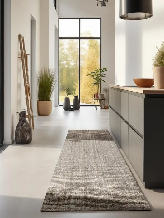 Hanse Home boucl 105975 grey brown Grey, Beige Living Room Natural Fibre Rug.