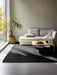 Hanse Home boucl 105976 dark black Black Living Room Natural Fibre Rug.