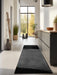 Hanse Home boucl 105976 dark black Black Living Room Natural Fibre Rug.
