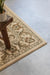 Nouristan herat 2 105985 cream Ivory Living Room  Rug.