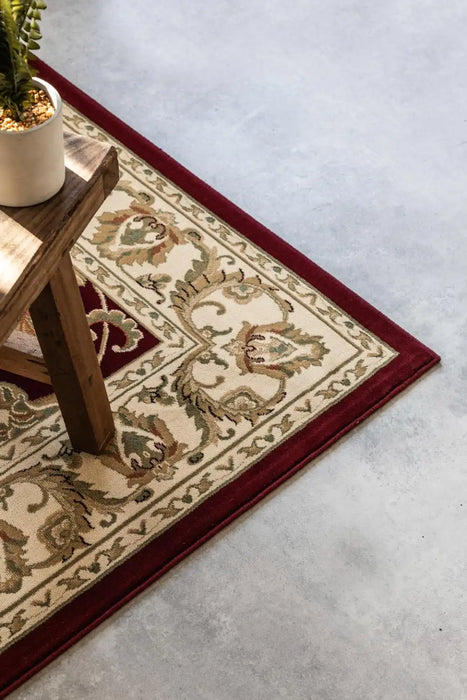 Nouristan herat 2 105986 red Ivory, Red Living Room  Rug.