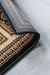 Nouristan herat 2 105989 black cream Black, Ivory Living Room  Rug.
