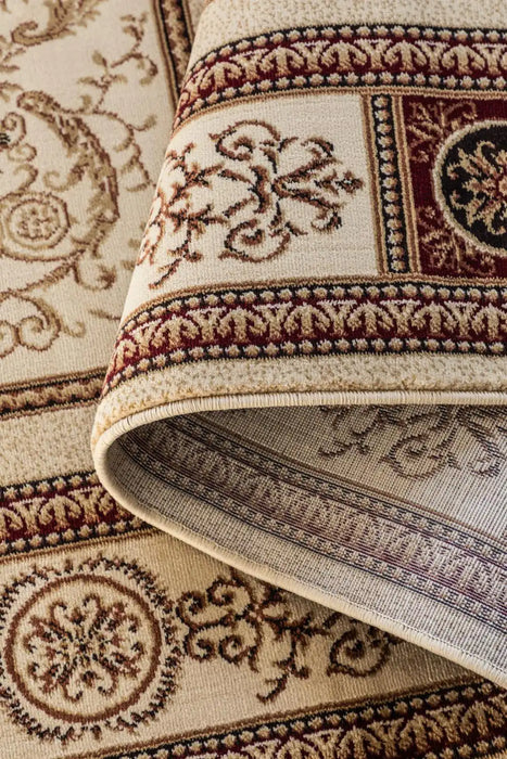 Nouristan herat 2 105990 cream Ivory Living Room  Rug.