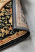 Nouristan herat 2 105993 black cream Black, Ivory Living Room  Rug.