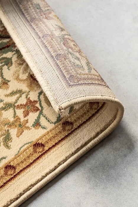 Nouristan herat 2 105995 cream Ivory Living Room  Rug.