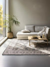 Hanse Home terrain 106001 grey brown Grey Living Room Moroccan Rug.