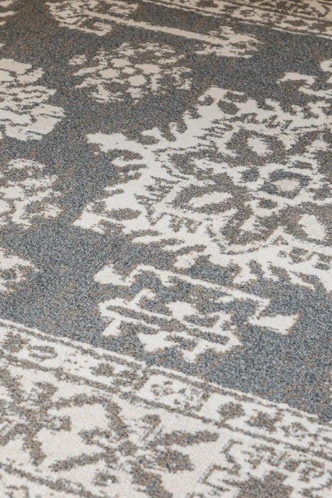 Hanse Home terrain 106001 grey brown Grey Living Room Moroccan Rug.