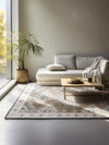Hanse Home terrain 106003 brown cream Brown, Ivory Living Room Moroccan Rug.