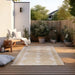 Elle Decoration gemini 106012 ochre Yellow, Ivory Outdoor  Geometric Rug.