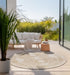 Elle Decoration gemini 106012 ochre Yellow, Ivory Outdoor  Geometric Rug.