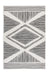 Elle Decoration gemini 106014 black Grey, Black Outdoor  Geometric Rug.