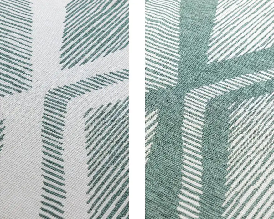 Elle Decoration gemini 106015 green Green, Ivory Outdoor  Geometric Rug.