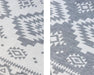 Elle Decoration gemini 106018 silver Grey Outdoor  Geometric Rug.