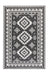 Elle Decoration gemini 106019 black Black, Ivory Outdoor  Geometric Rug.