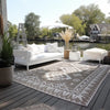 Elle Decoration gemini 106021 linen Beige, Ivory Outdoor  Geometric Rug.