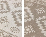 Elle Decoration gemini 106021 linen Beige, Ivory Outdoor  Geometric Rug.