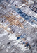 Elle Decoration imagination v2 hans 106035 dark blue beige Blue Living Room Geometric Rug.