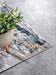 Elle Decoration imagination v2 hans 106038 saphire gold Blue, Grey Living Room Geometric Rug.