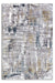 Elle Decoration imagination v2 hans 106038 saphire gold Blue, Grey Living Room Geometric Rug.